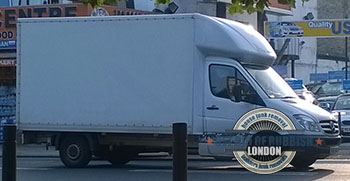 Organised junk disposal team in Covent Garden